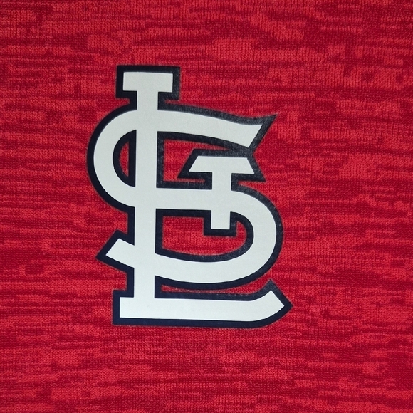 STL Cardinals Baseball Red Polo Shirt Size Small - Picture 2 of 7